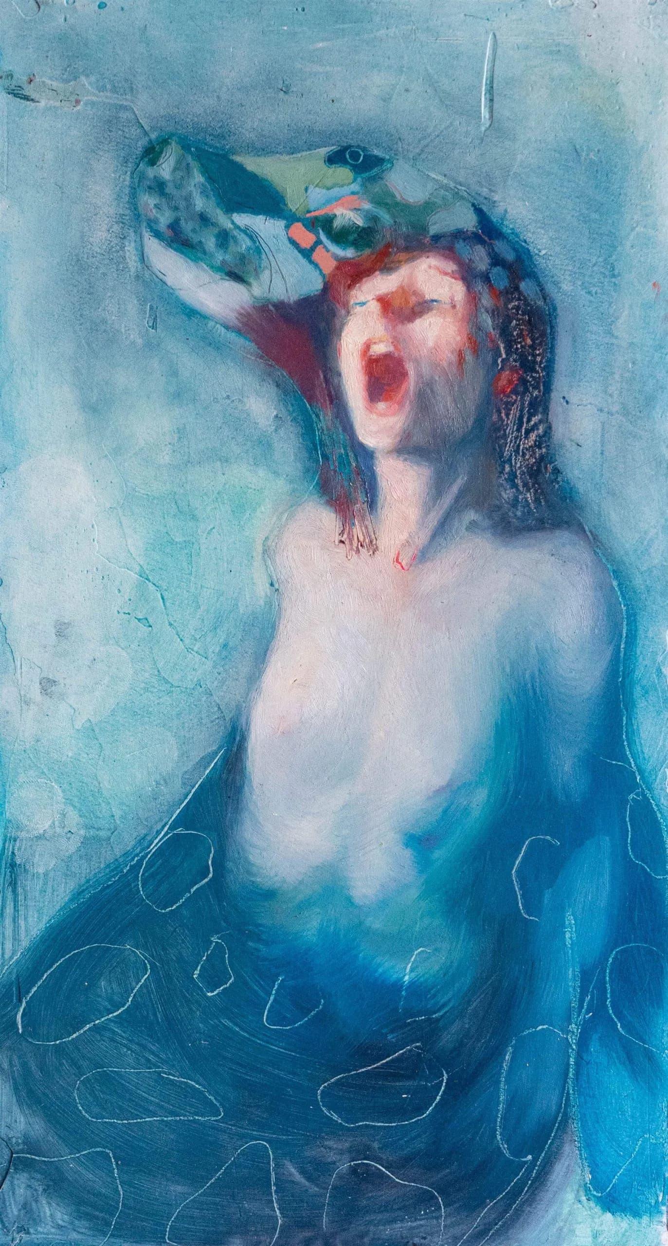 01_Blanche Ellis_Selkie 1_Oil on wood board_12.99x7.09