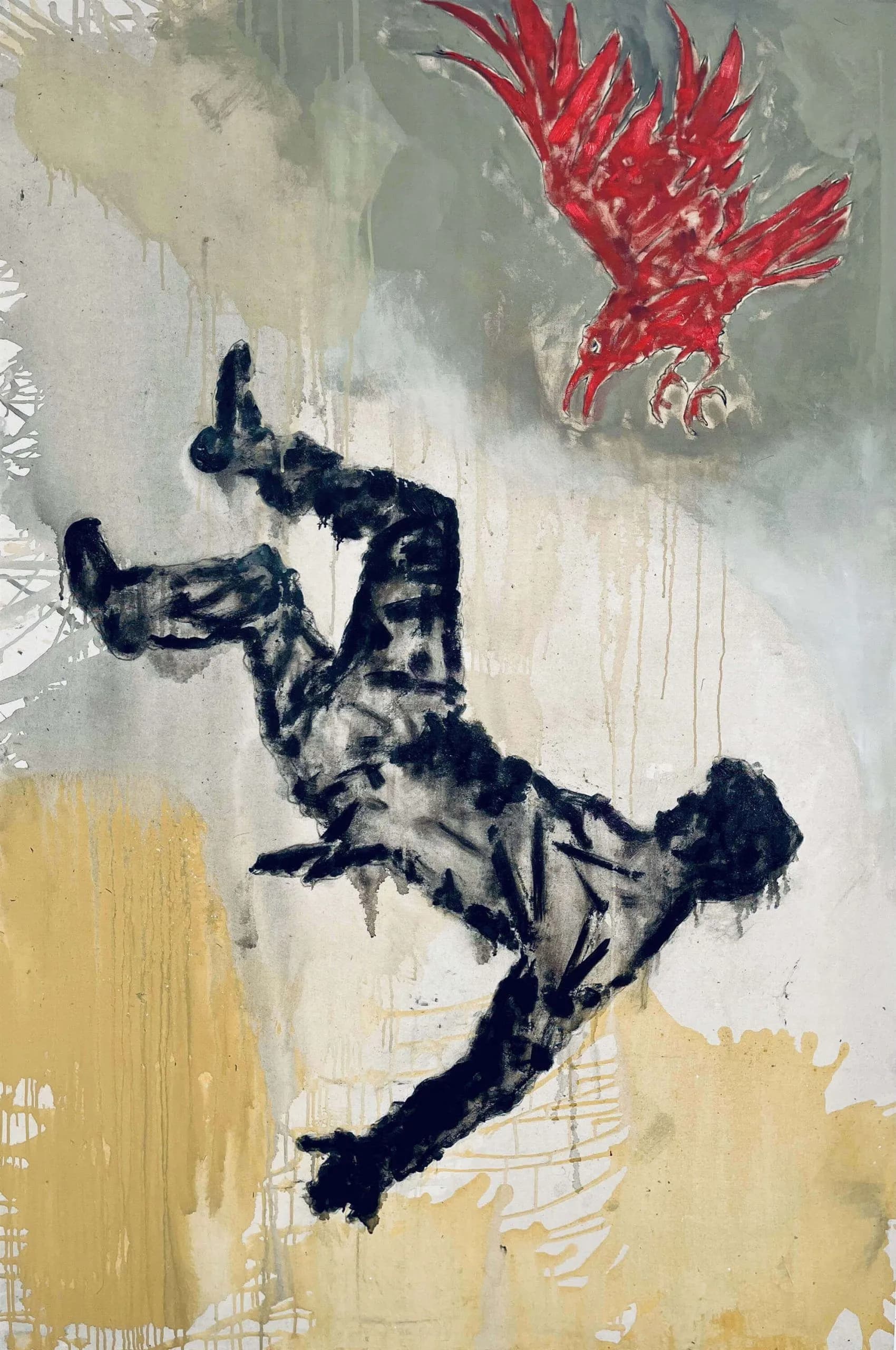 02_John Faul_Prometheus plays the Blues_Oil on canvas_72x48