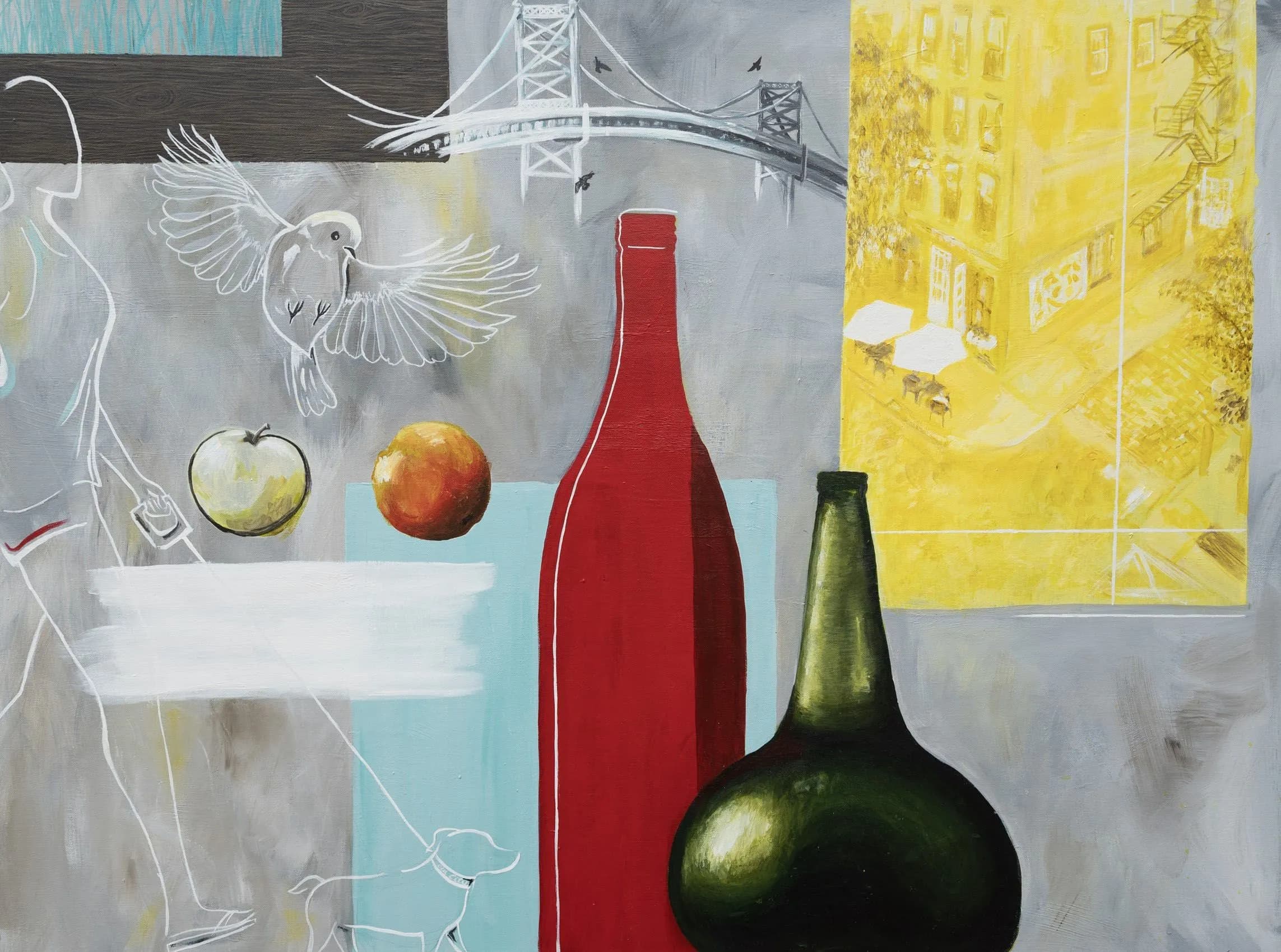 02_Kashta Kofi_City Beats_Acrylic on canvas_30x40
