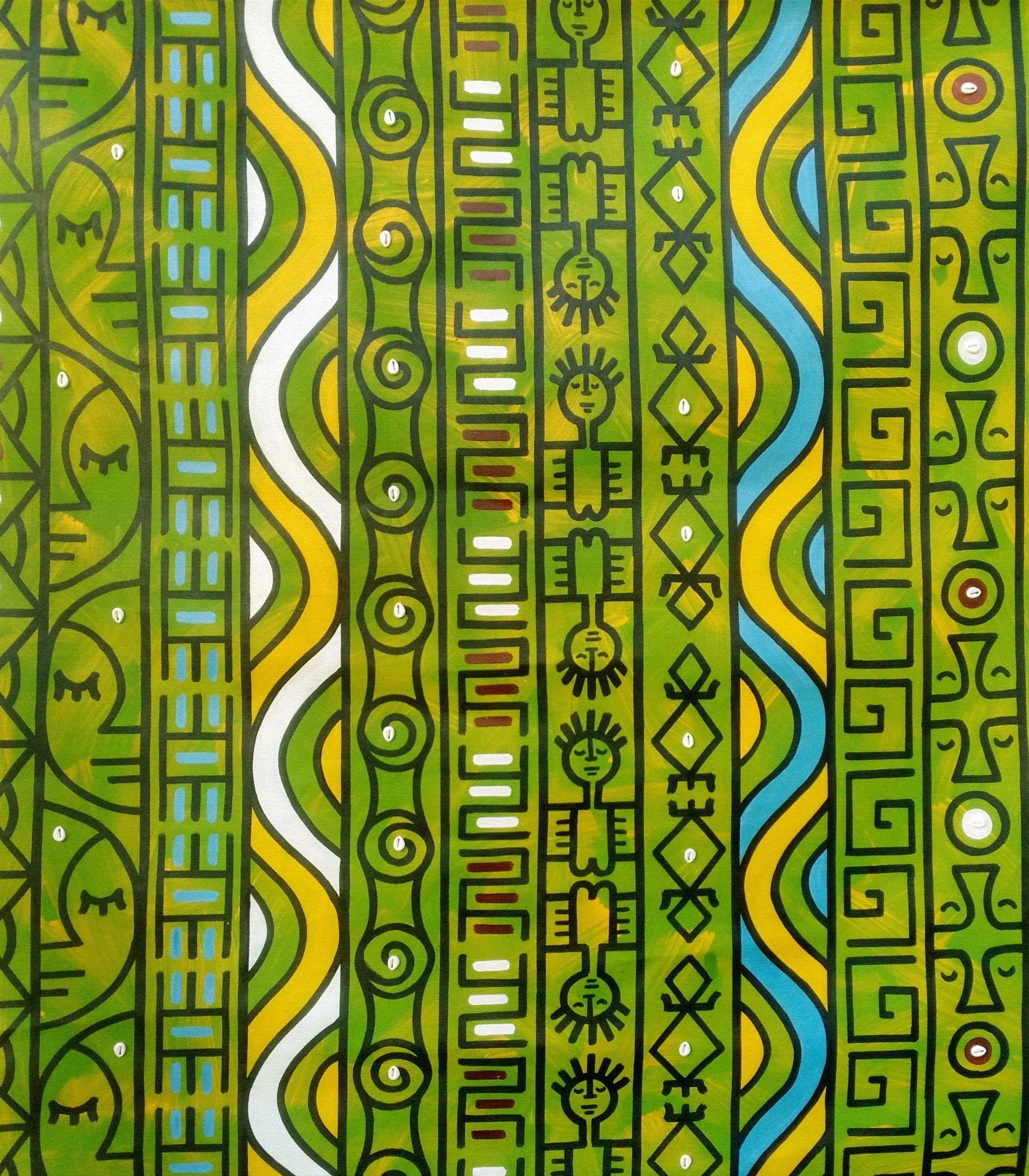 03_Eba Ussher_ENFITIRI_ASE (New Begining)_Acrylic on canvas_59x54