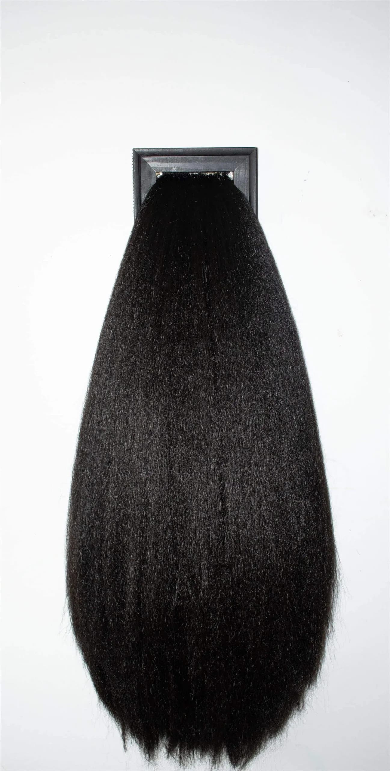 11_Jennifer Martinez_Framed Wig Series (Blow-Dried)_Wood _ synthetic hair_38x18x10