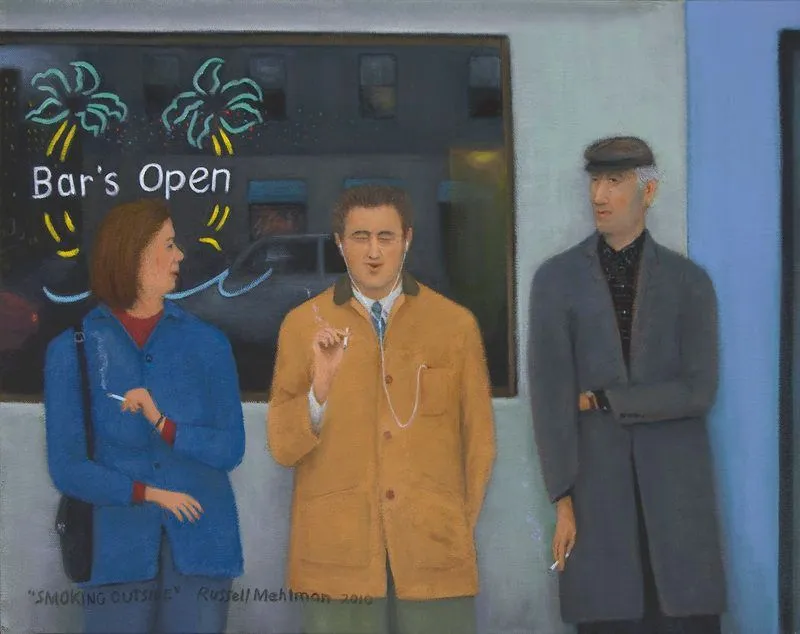 2013 Russell Mehlman- Smoking Outside