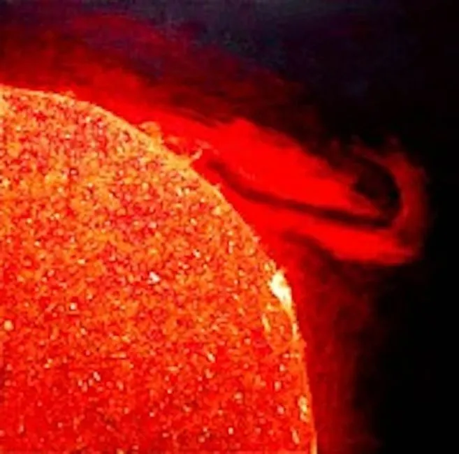 2014 Jim Ellis- Prominence Eruption on Sun's Surface