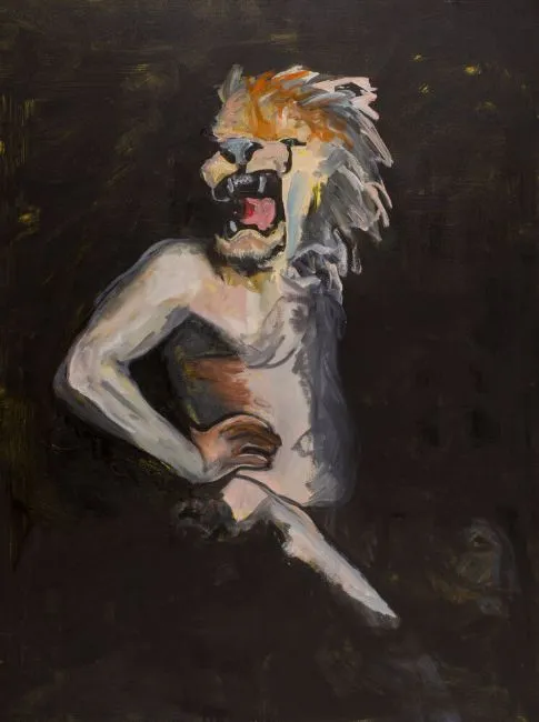 2016 Pat Sollows- Lion in Black