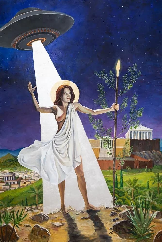 2020 Tania Volobueva The Goddess Athena Turns Her Spear into An Olive Tree