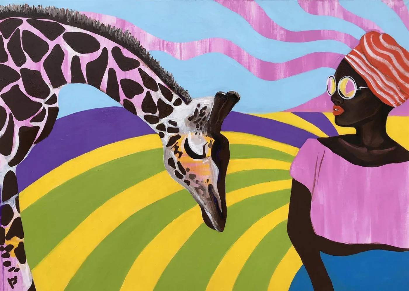2020 Violetta Sevostianova The Gucci Girl and giraffe