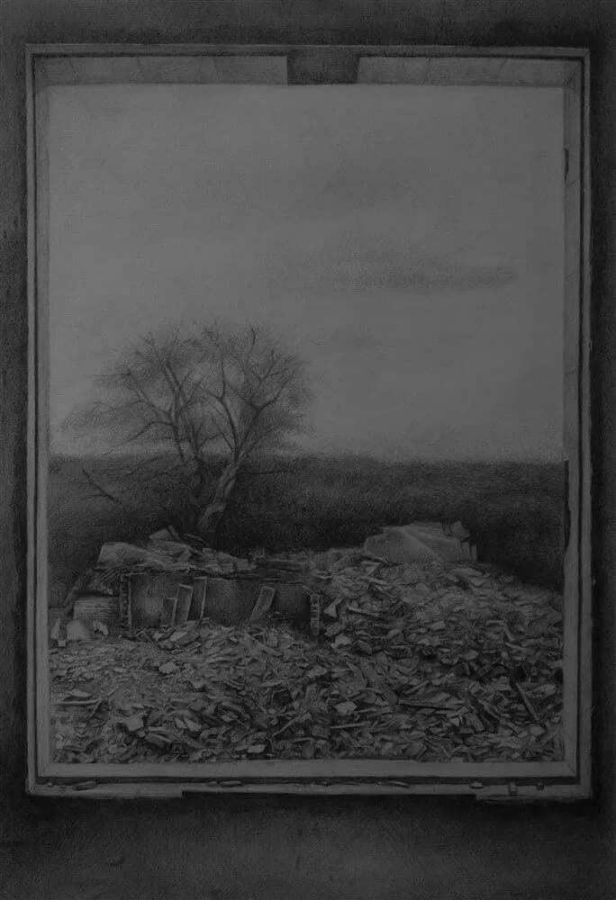 2021-Yihui Zhan-Outside the window