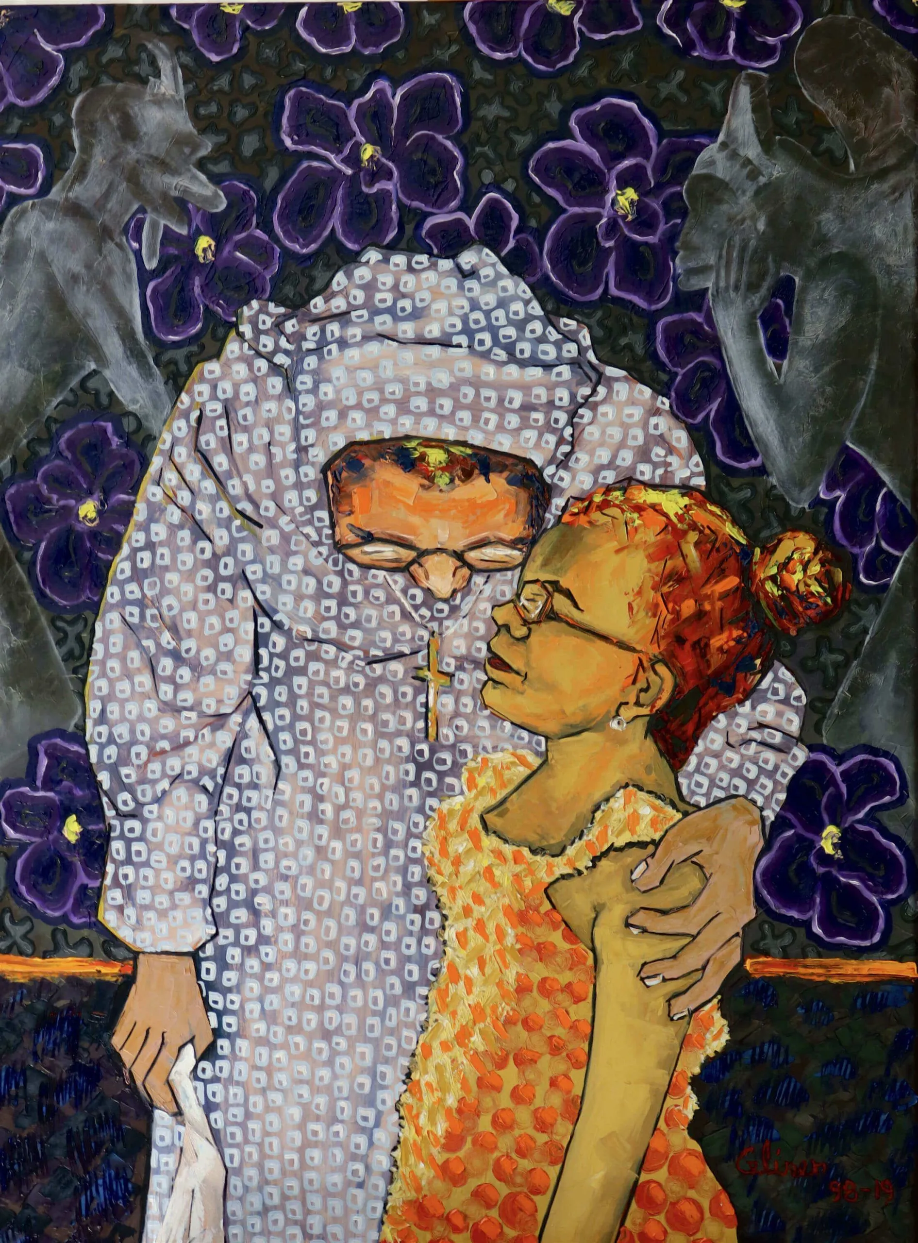 21_Gliser Fuentes Mena_He still bothers me_Oil on canvas_38x28