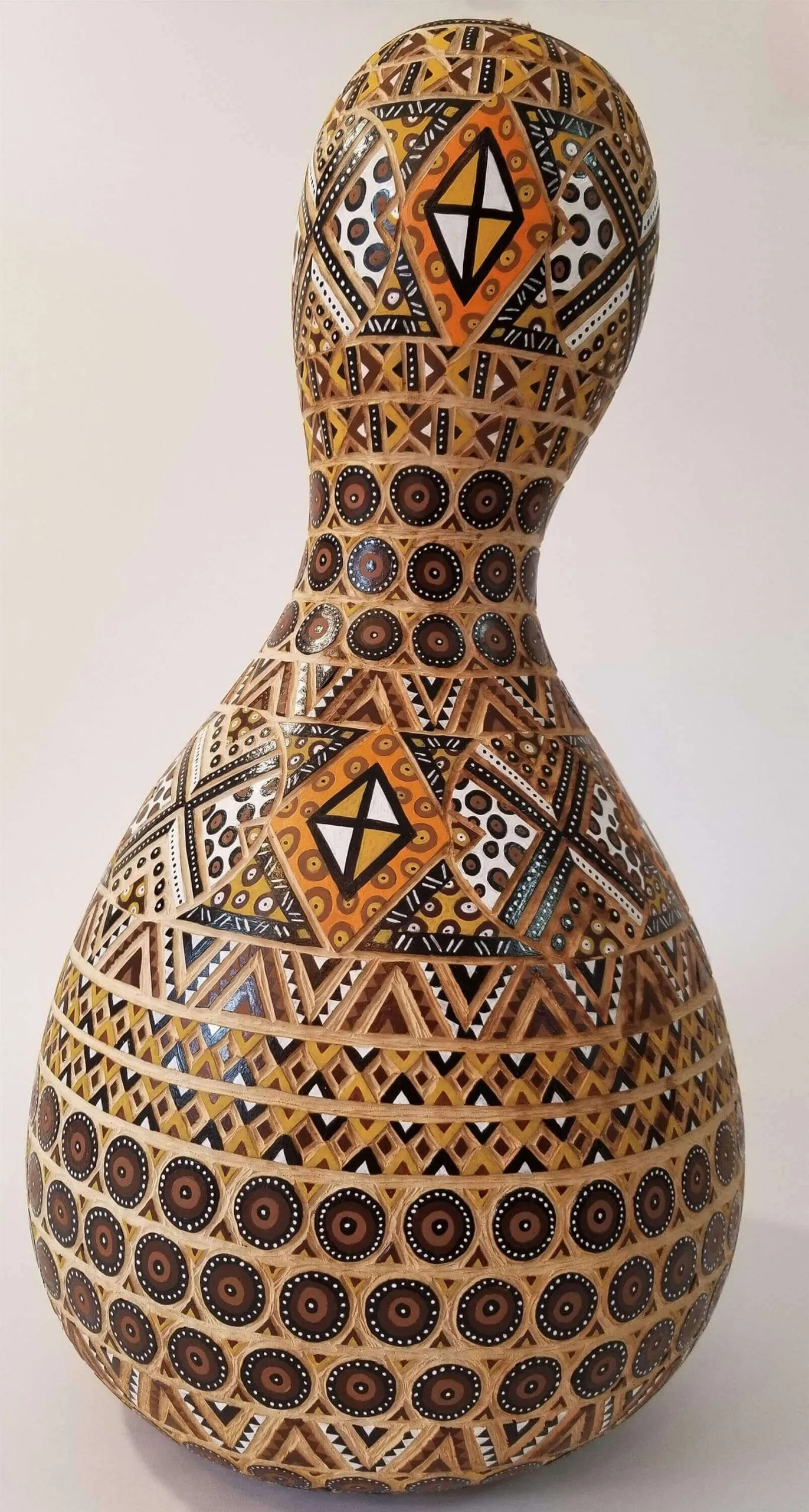 24_Michele Tejuola Spindle_Ancestry_Gourd_18x10.5x10.5