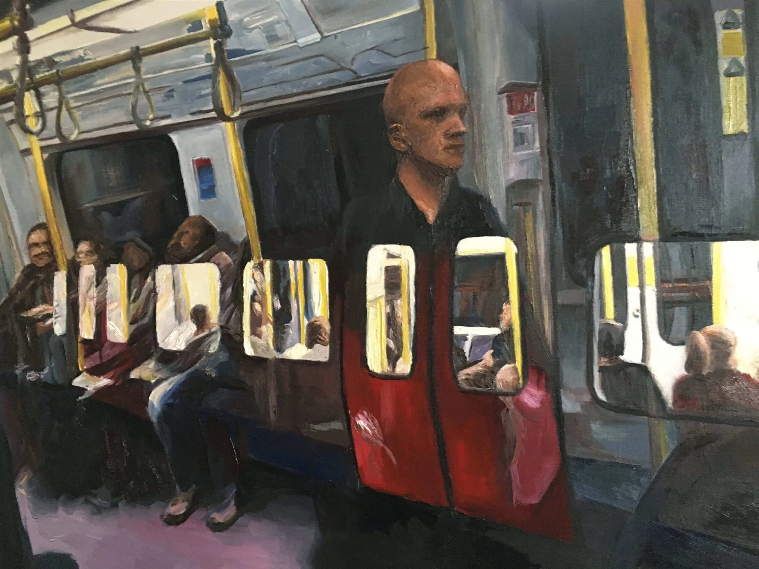 26_Charlie Robinson_Passing by_Oil on canvas_11.81x15.75