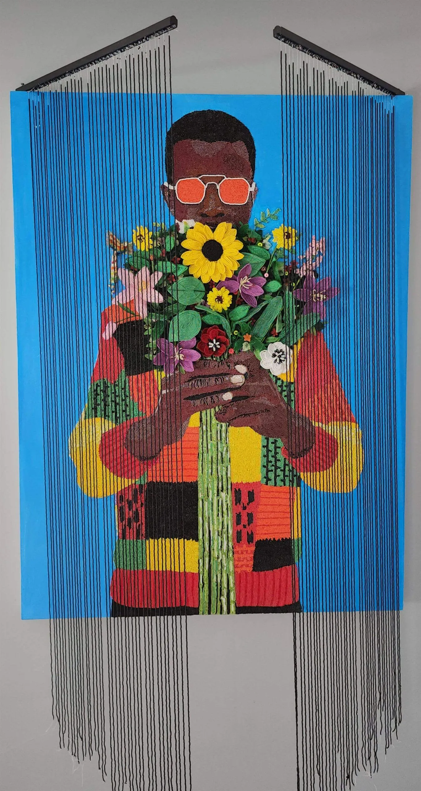 29_Sunday Olaniyi_Ilefo_beads on board_59.06x35.43