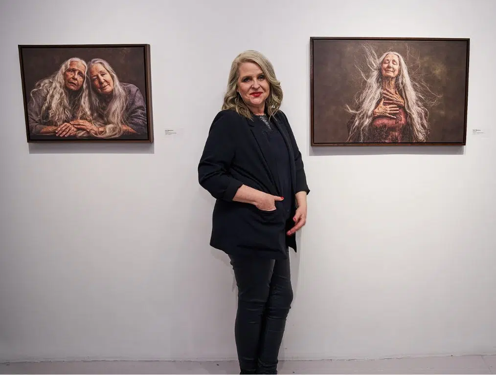 Heidi Margocsy at the exhibition