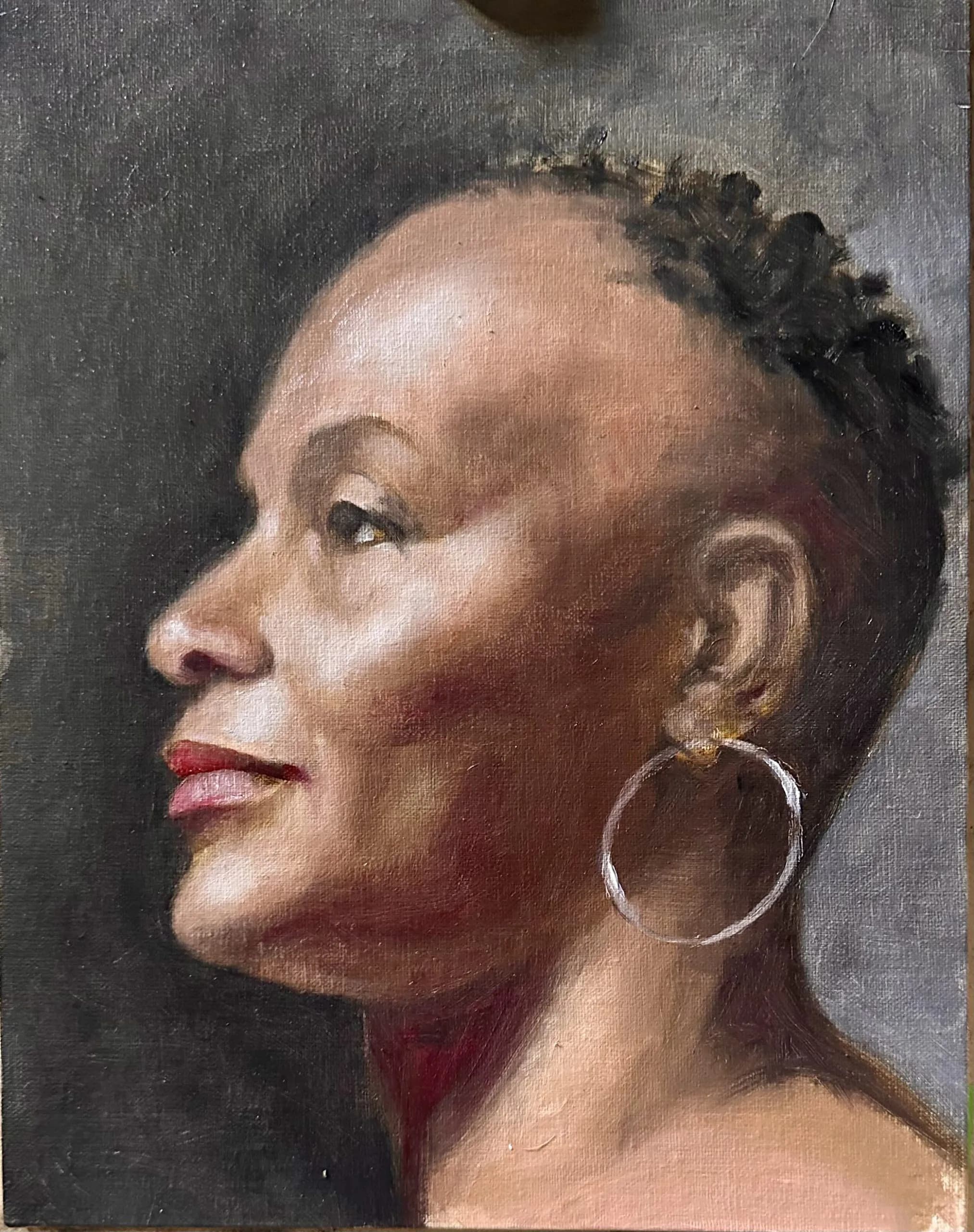 Jose DeJesus-Zamora_Profile Portrait of Young Woman
