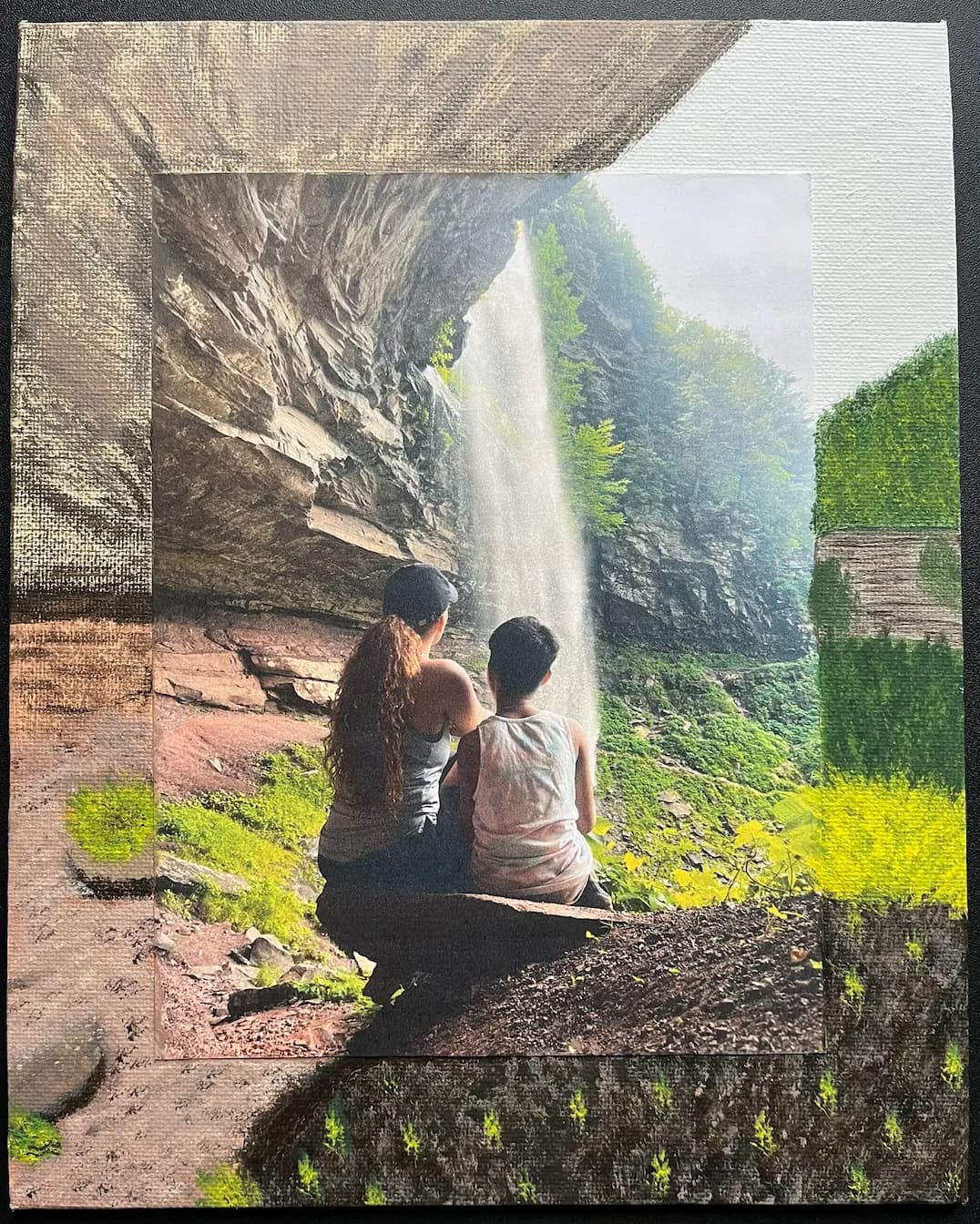 JULIA CALERO_Falls_acrylic paint_ 10x8