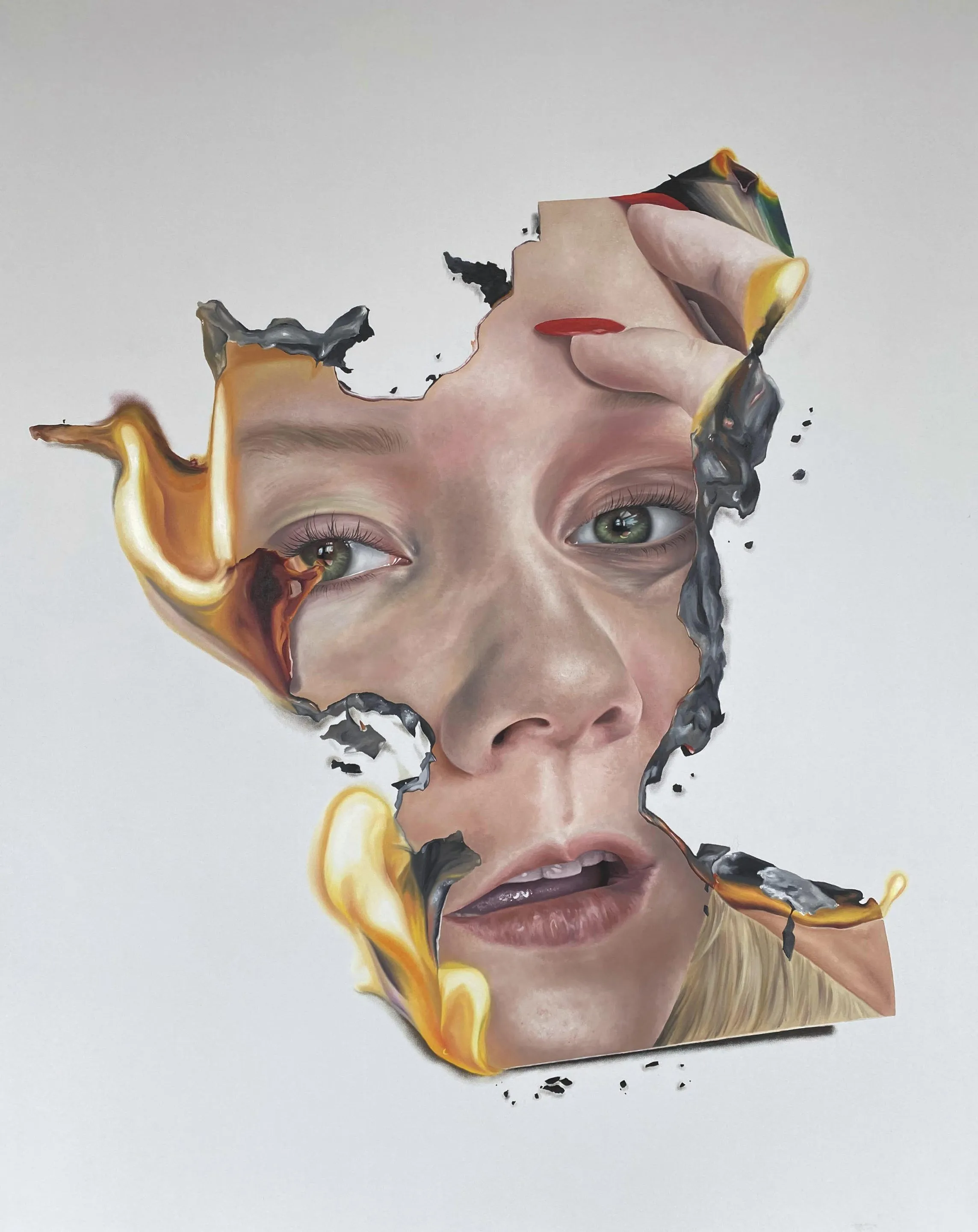 KATRINA THIBODEAU_Terror_oil painting_60x48