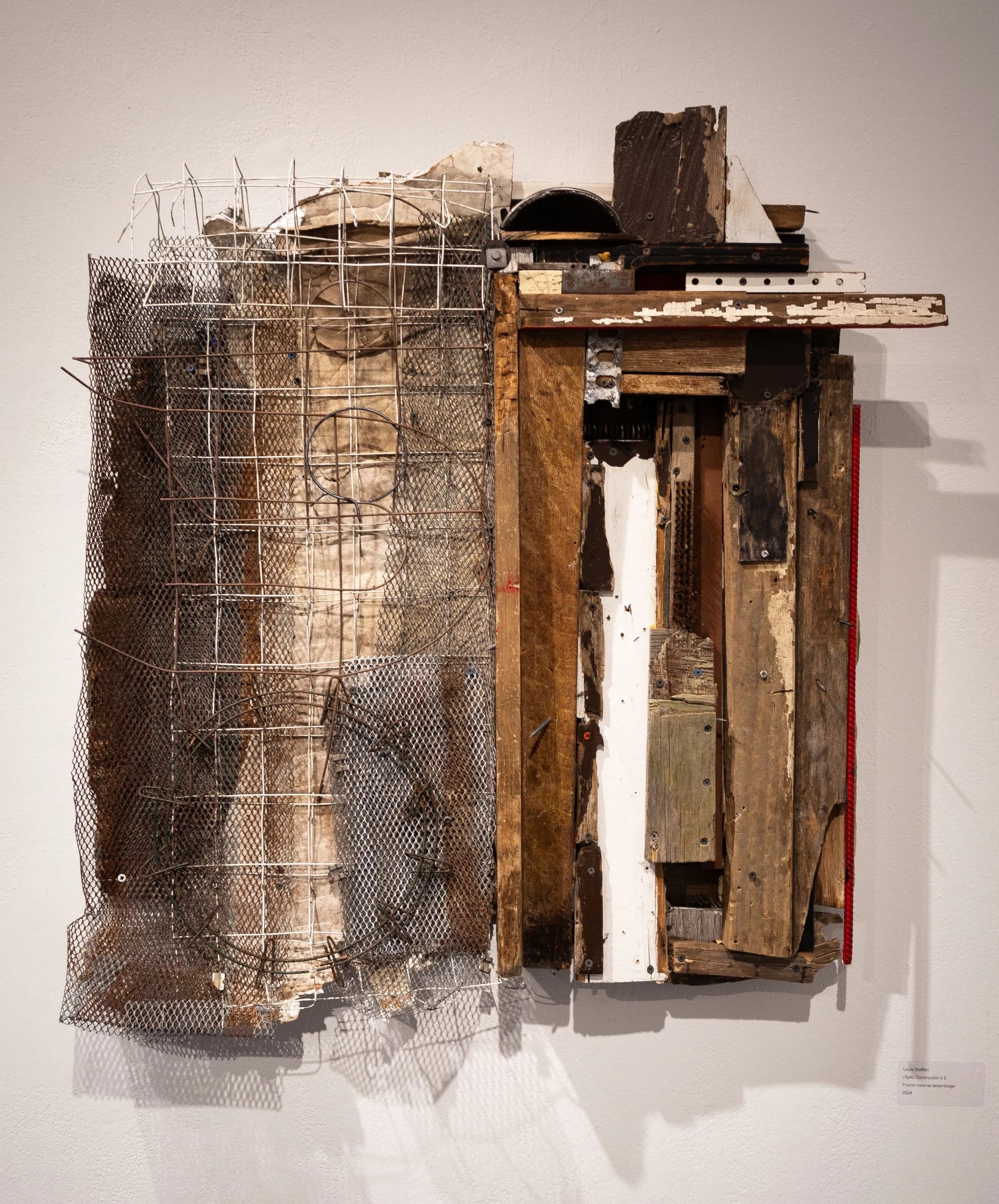 LOUIS STAFFIERI_(Split) Construction 0.5_found material_45x40x4