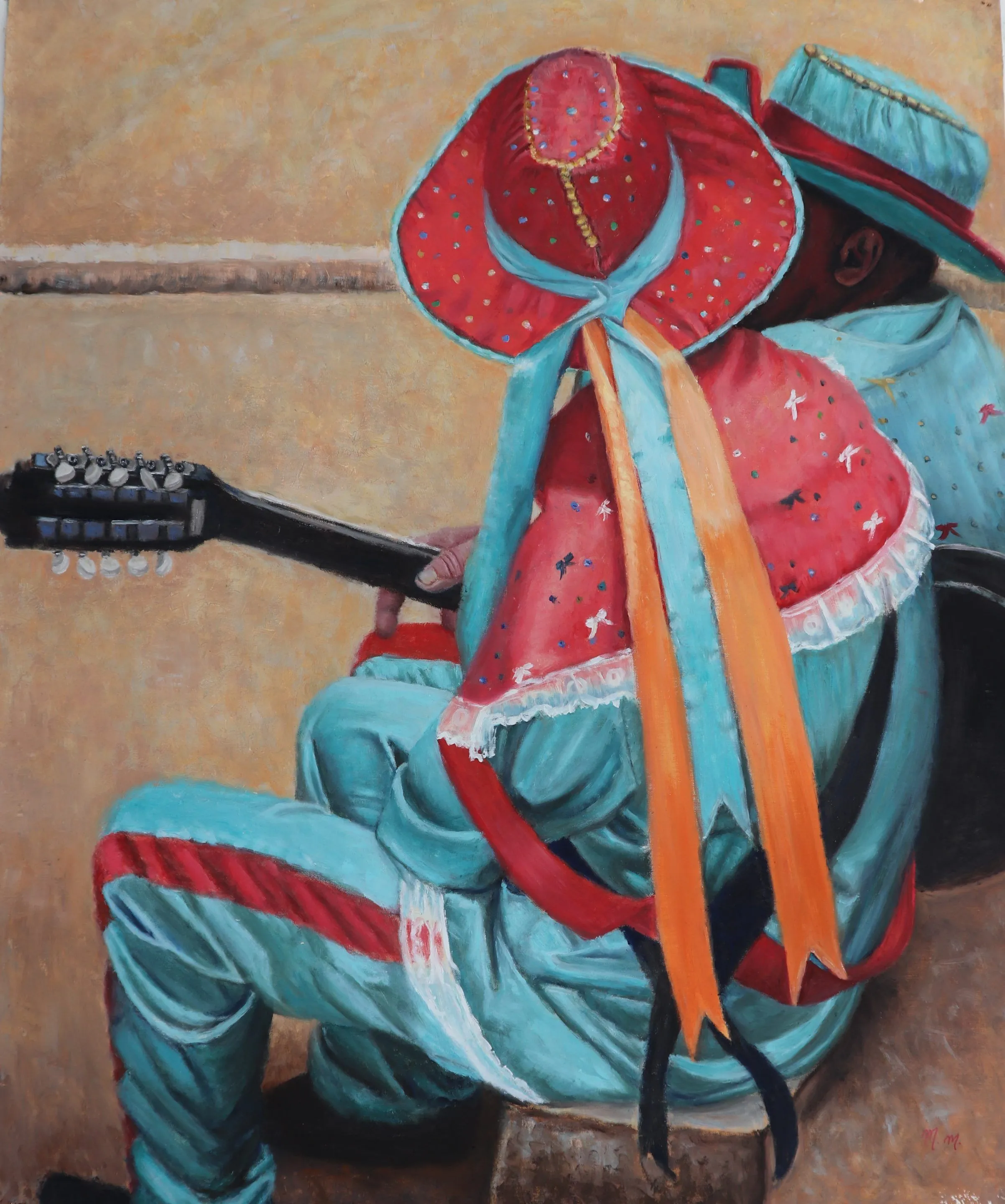 MONICA MENDES_Marujada_Oil on linen_32x26