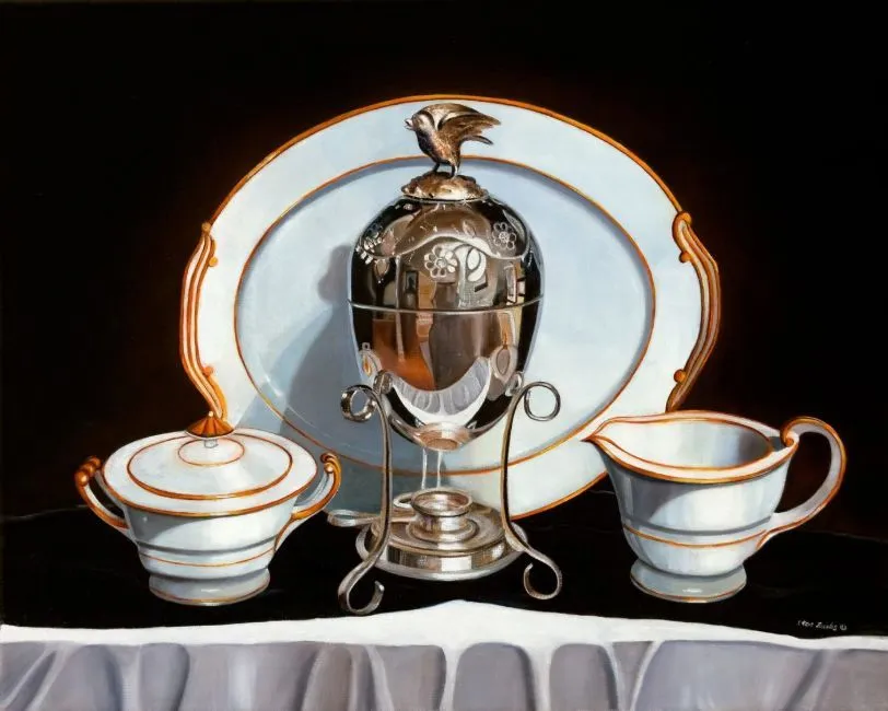2017 Steve Jacobs- Still Life with Egg Coddler