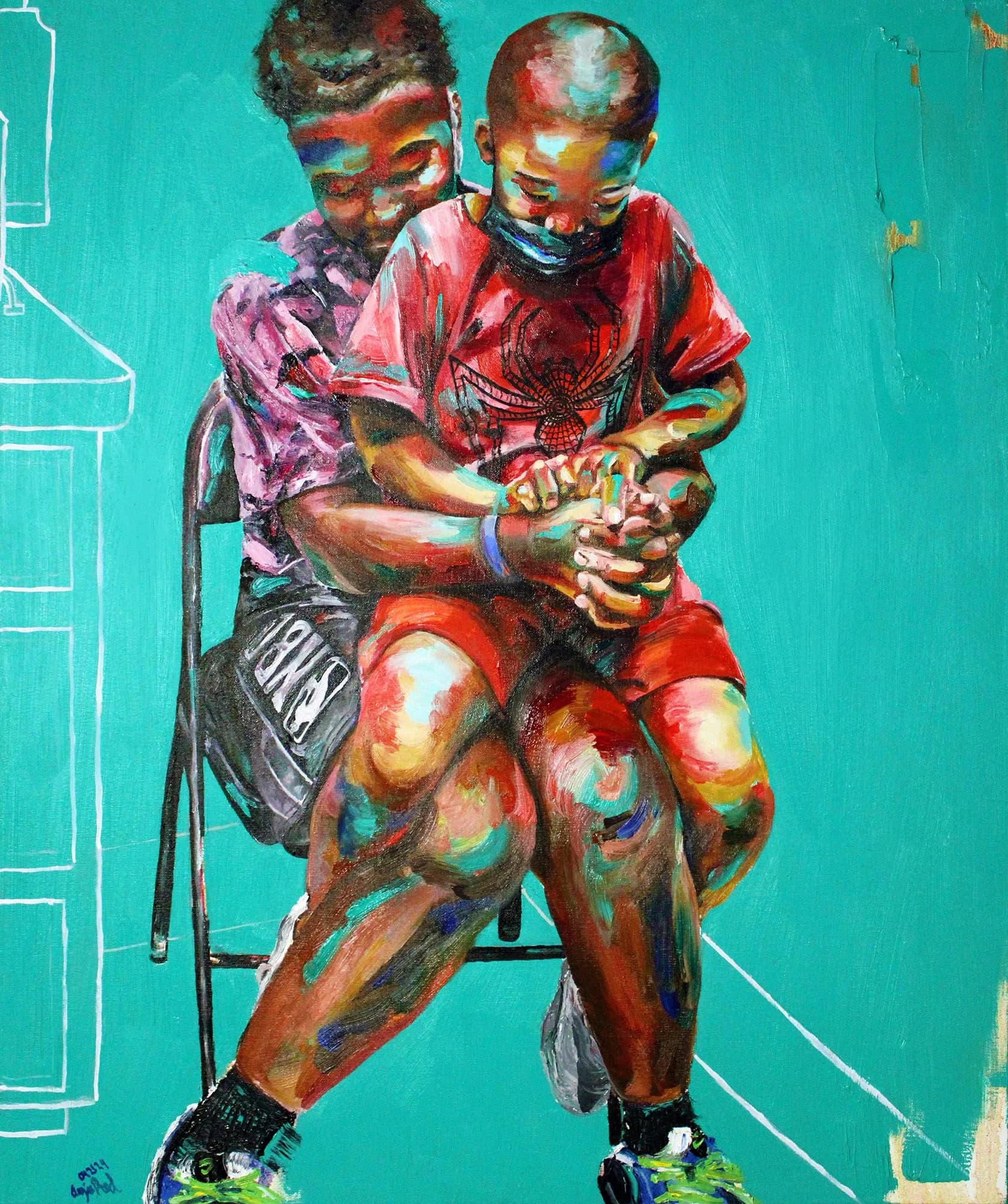 38th_Angie Redmond_Spiderman Wears Green Shoelaces