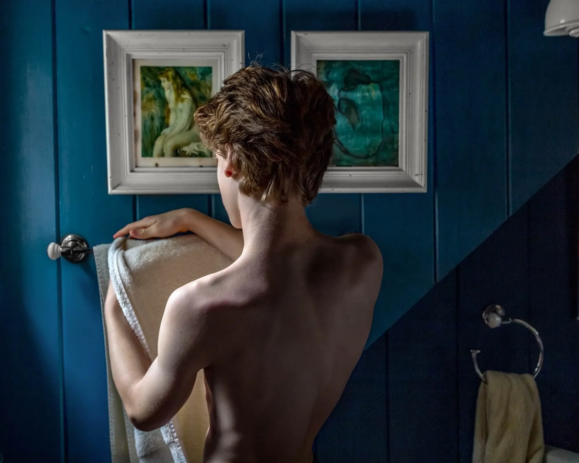Allison Plass_Harlan in Blue Photography Digital - Fine Art Paper 16 x 20