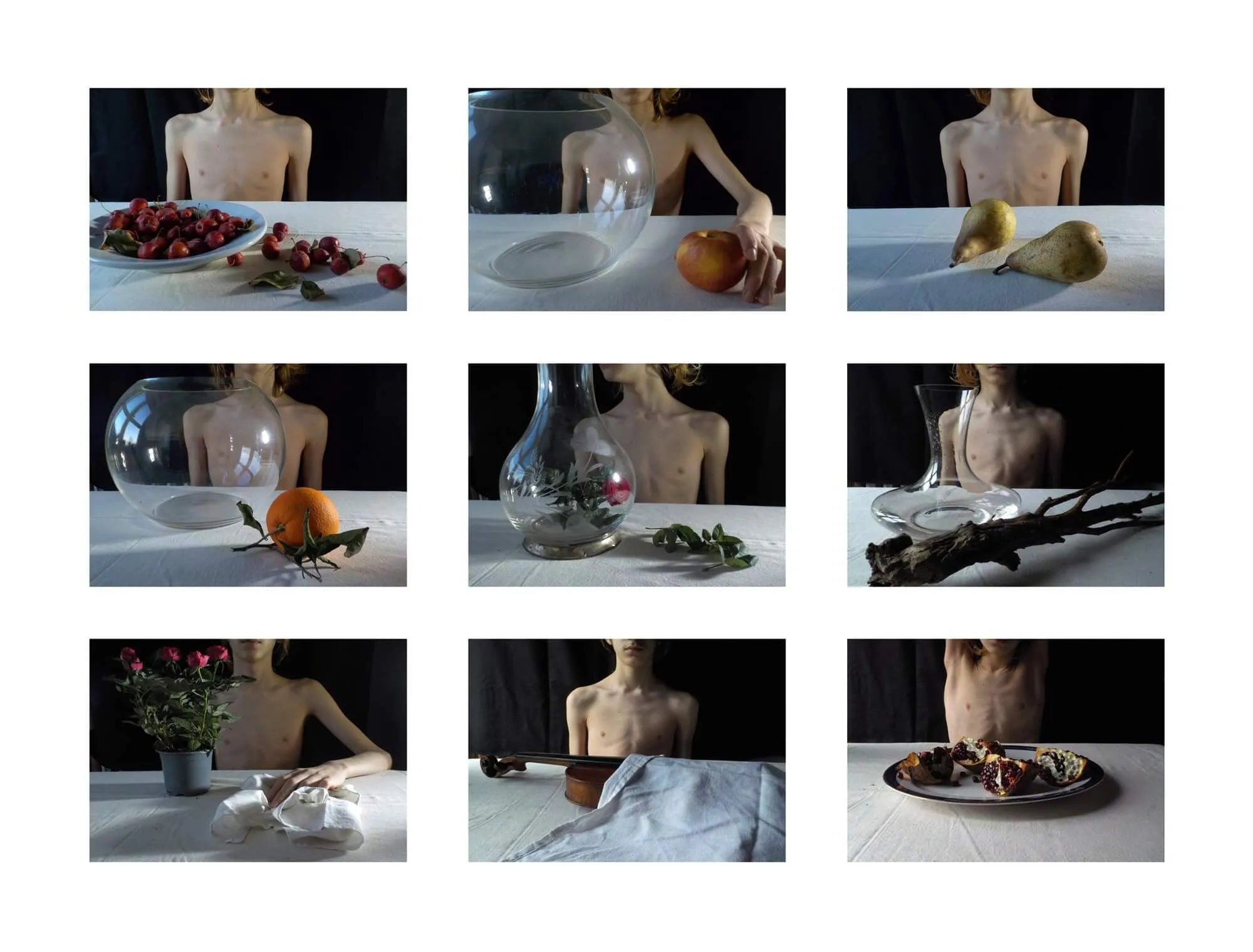 Fabiola Ledda_Memento Vitae (composizione 9 pezzi) Photography Digital - FOREX 40.16 x 57.87