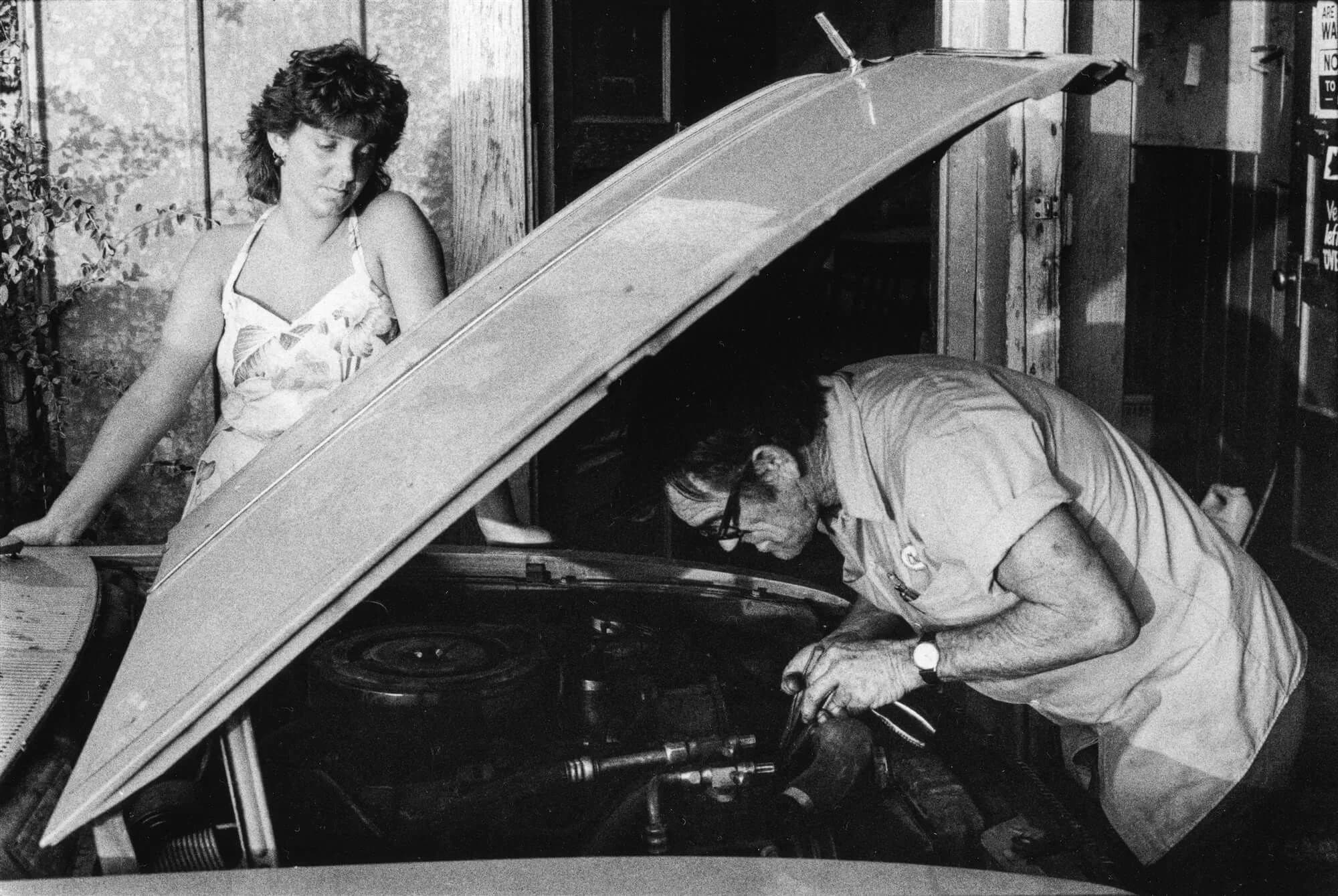 Stephen D Ciaffa_The Mechanic-Avenal, CA 1984 Photography Analog - Fine Art Paper 12 x 18
